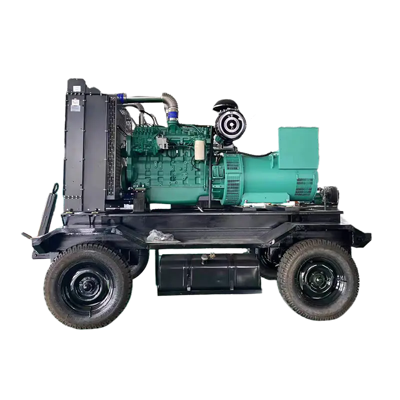 How does the diesel backup generator improve the power safety of medical facilities?